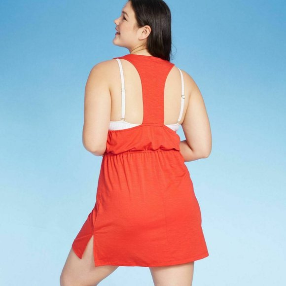 Xhilaration Juniors' Front Tie Cover Up Dress M - Picture 3 of 4